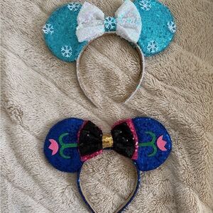 Frozen Sequin Mouse Ear Headbands